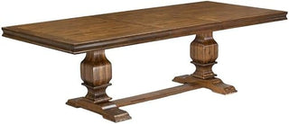 Furnifact Solid Wood Dining Table, Rectangular Modern Kitchen Table for Dining Room, Sturdy Dinner Table with High Weight Capacity