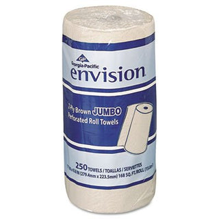 Georgia-Pacific 28290 Envision Perforated Paper Towel- 11 x 8 7/8- Brown- 250/Roll- 12/Carton