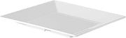 CAC Melamine King Plate Square White 8", Box of 36