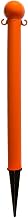 Mr. Chain Ground Poles, HDPE, 3", Safety Orange