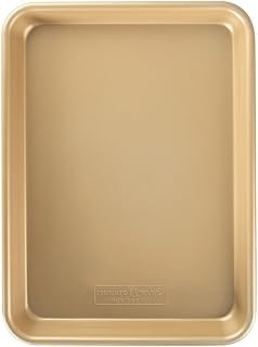 Nordic Ware Naturals Aluminum NonStick Baker's Quarter Sheet Small, Gold