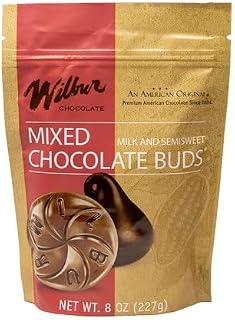 Wilbur Chocolate Wilbur Buds Mixed Milk & Semisweet, 8 oz.