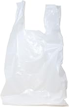 Unistar Plastic Shopping Bag, 12" x 7" x 23", 1.2 mil, White | 500/Case