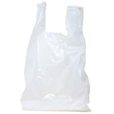 Plastic Shopping Bag by Unistar – Polythylene, White, Model 6961-6286