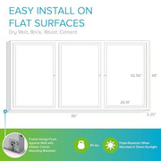 Ghent 48" x 96" / Confetti / Modern Bulletin Boards