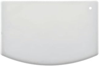 Plastic Bowl Scraper Winco White HDPE - 5 1/8"L x 3 7/8"H
