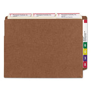 SMEAD 1 / Extra Wide Letter / Redrope File Jackets & File Pockets