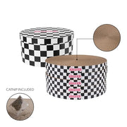 THE LICKER STORE Checker Black/White / 12" / Modern;Mid-Century;Classic;Transitional;Traditional;Cottage;Casual Scratching Pads