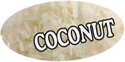 Specialty Printing Oval Coconut Flavor Label, 1.96" x 31/32" | 1000/Roll