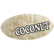 Oval Coconut Flavor Label by Specialty Printing – 1.96 x 31 inch, White, Pack of 1000, Model PL531