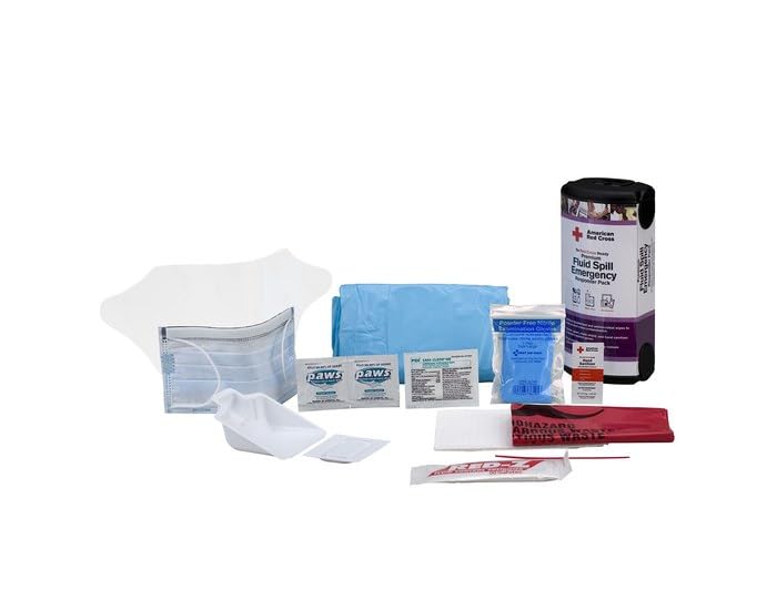Kit Tube Responder Fluid Spill by First Aid Only – Plastic, White, Model RC-657