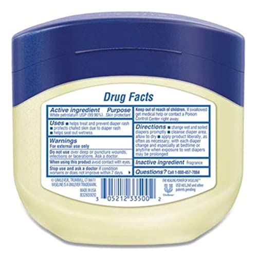 Vaseline 13 Ounce (Pack of 2) / White / 1 Creams