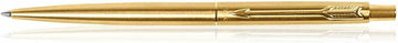 Parker Classic Gold GT Ball Pen, Black Ink, Medium Point, Gold Plated Body