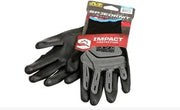Mechanix Wear Speedknit Impact Protection Gloves, Size S/M, Black/Gray