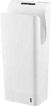 Global Industrial High Velocity Vertical Automatic Hand Dryer W/HEPA Filter, White, 110-120V