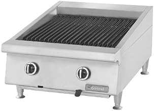 Garland GTBG60-AB60 Heavy Duty 60" Gas Countertop Charbroiler with Ceramic Briquette