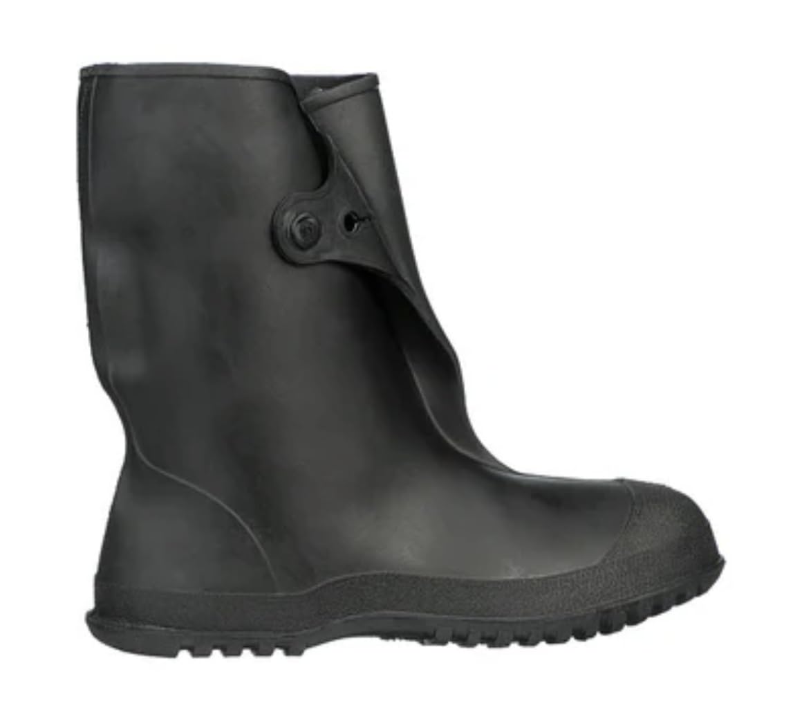 Workbrutes Rubber Overshoe by TINGLEY – 11-13, Polyvinyl Chloride, Black, Model 35121
