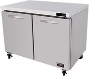 Kool-It KUCR-48-2 Two-Section Undercounter Reach-in Refrigerator, 13.1 Cubic Feet