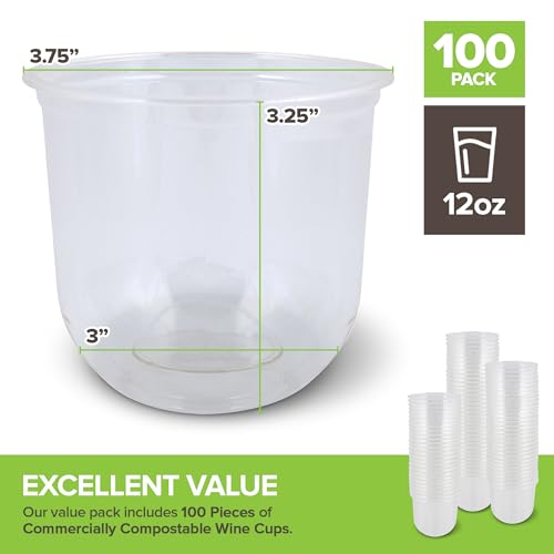 Stock Your Home 12oz / 100 / Clear Cups