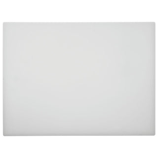 Kratos by White Plastic Cutting Board - 15"L x 20"W x 1/2"H by HUBERT – Plastic, White, Model 1520-0L-WH
