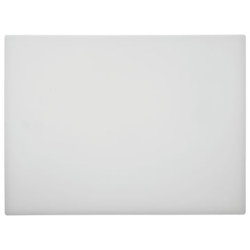 Kratos by White Plastic Cutting Board - 15"L x 20"W x 1/2"H by HUBERT – Plastic, White, Model 1520-0L-WH