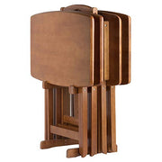 Winsome Teak / 23.62x15.75x25.51 / Transitional Folding Tables