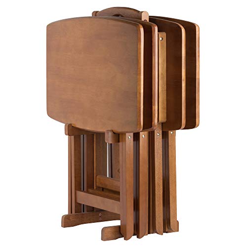 Winsome Teak / 23.62x15.75x25.51 / Transitional Folding Tables