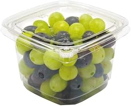 Tamper Evident Deli Square Container Combo, PET, 16 oz.| 250