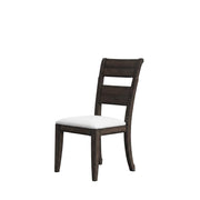 Solid Rubberwood Dining Chair with Elm Veneer Back by Furnifact – Rubberwood, Elm