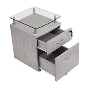 Techni Mobili Grey / Regular / Modern Vertical File Cabinets