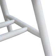 Parawood Dining Chair with Solid-Wood Frame by Furnifact – Parawood, White
