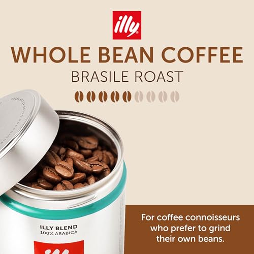 illy Brasile Regenerative Agriculture / 8.8 Ounce (Pack of 6) / Whole Bean Coffee