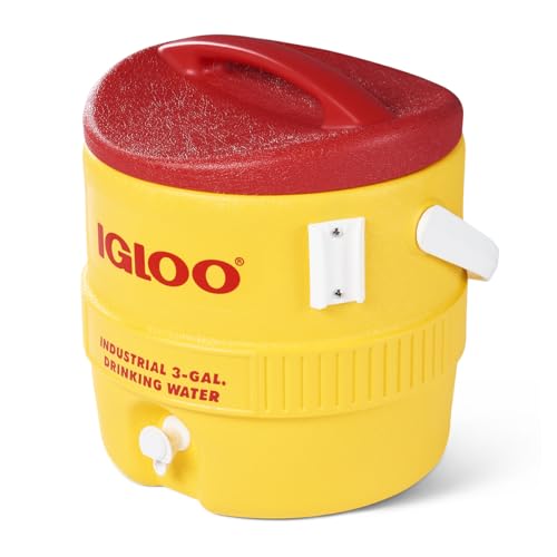 Igloo Red / 3 Gallon | 15" (L) x 13" (W) x 14.75" (H) / Industrial Coolers