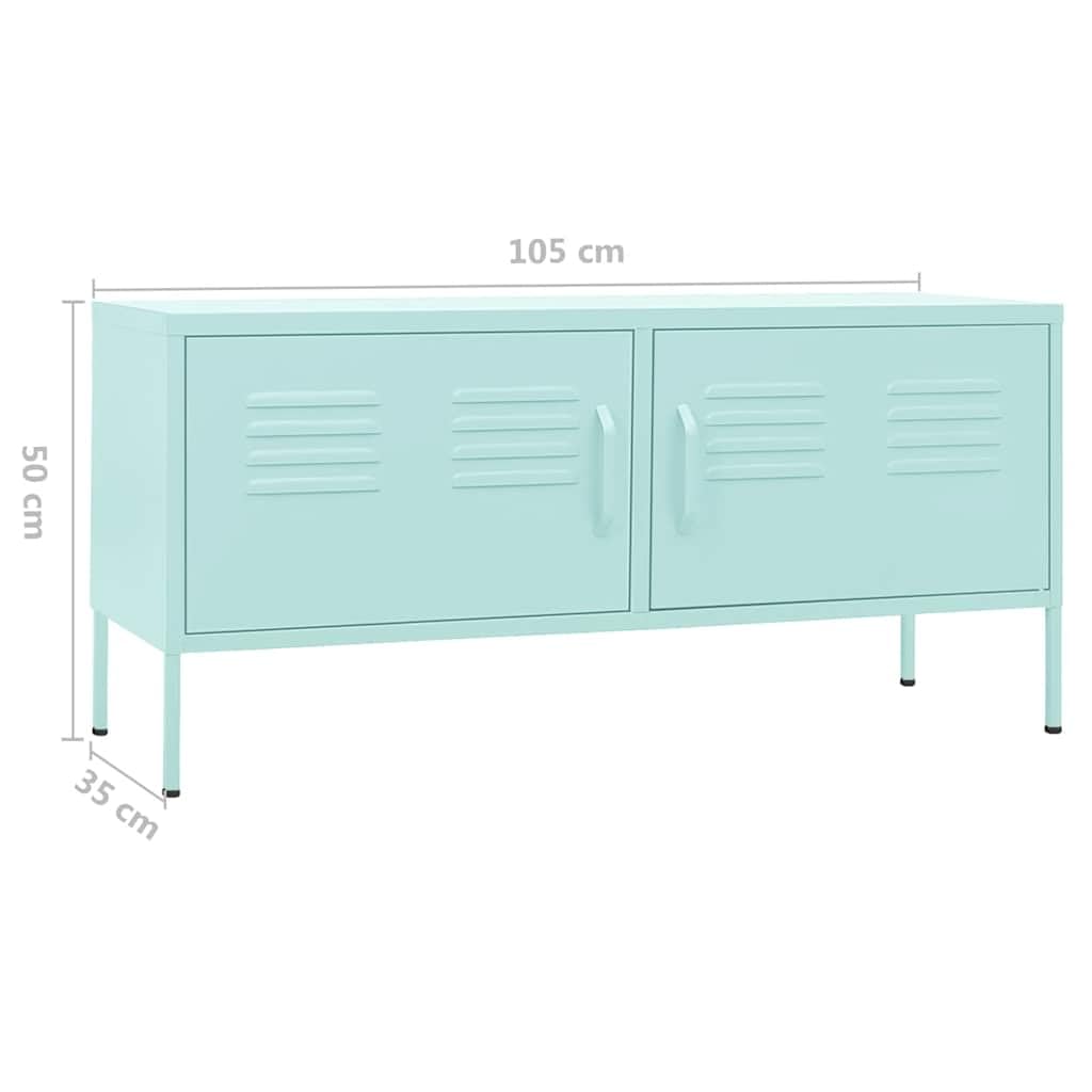 vidaXL Mint / 41.3"x13.8"x19.7" / Industrial Television Stands & Entertainment Centers