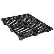 48x40 Plastic Nestable Shipping Pallet 2200 Lb. Capacity by Cabka – Black, Model CPP100ACM