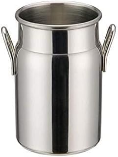 Winco Mini Serving Milk Can, Silver | Easy handles, Great for Cream, Coffee Service and Table Service