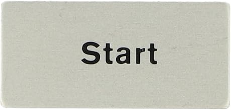 CBK-NP9 | ABB Fixed NAMEPLATE, Engraved 'Start/Stop', 1 Position, Aluminium Finish