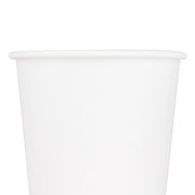 [1000 ct] 12oz Disposable Paper Cold Cups for Iced Tea by Karat – 12 Ounces, Paper, White, Model C-KCP12W