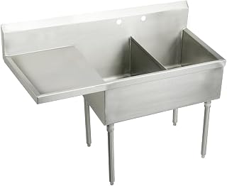 Elkay WNSF8230L2 Commercial Sink, Lustrous Satin Finish