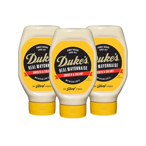 DUKE'S Real Mayo / 18 Ounce (Pack of 3) / 3 Mayonnaise