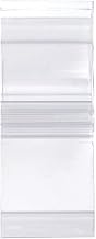 HUBERT Clear Low-Profile Ratchet Style Sign Holder - 1"L, 25 per Box