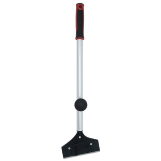Chef-Master Handle Deluxe Griddle Scraper by Chef Master – Large, Aluminum, Black, Model 90220