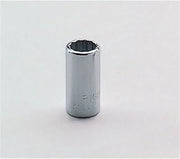 Wright Tool 2110 1/4" Drive 12 Point Standard Socket, 5/16"