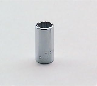 Wright Tool 2110 1/4" Drive 12 Point Standard Socket, 5/16"