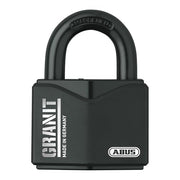 ABUS Keyed Alike / Body width: 2 29/64" Shackle diameter: 7/16" Shackle clearance: 1 3/64" / Black Keyed Padlocks