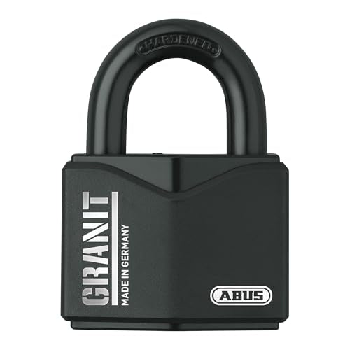 ABUS Keyed Alike / Body width: 2 29/64" Shackle diameter: 7/16" Shackle clearance: 1 3/64" / Black Keyed Padlocks