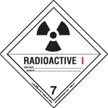 Labelmaster HMSL14 Radioactive III Canadian Label, Paper, Hazard Class 7, Hazmat, 4" x 4" (Pack of 500)