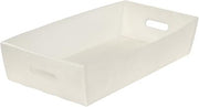 Minnesota Diversified Corrugated Plastic Mail Tray, Natural, 24-1/2 X 12 X 4-1/2 - Lot of 10