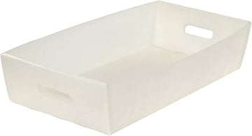 Minnesota Diversified Corrugated Plastic Mail Tray, Natural, 24-1/2 X 12 X 4-1/2 - Lot of 10