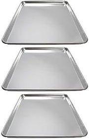 Winco Winware 13 Inch x 18 Inch Aluminum Sheet Pan (3)